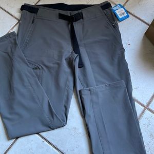 Gray Snow pants brand Columbia
